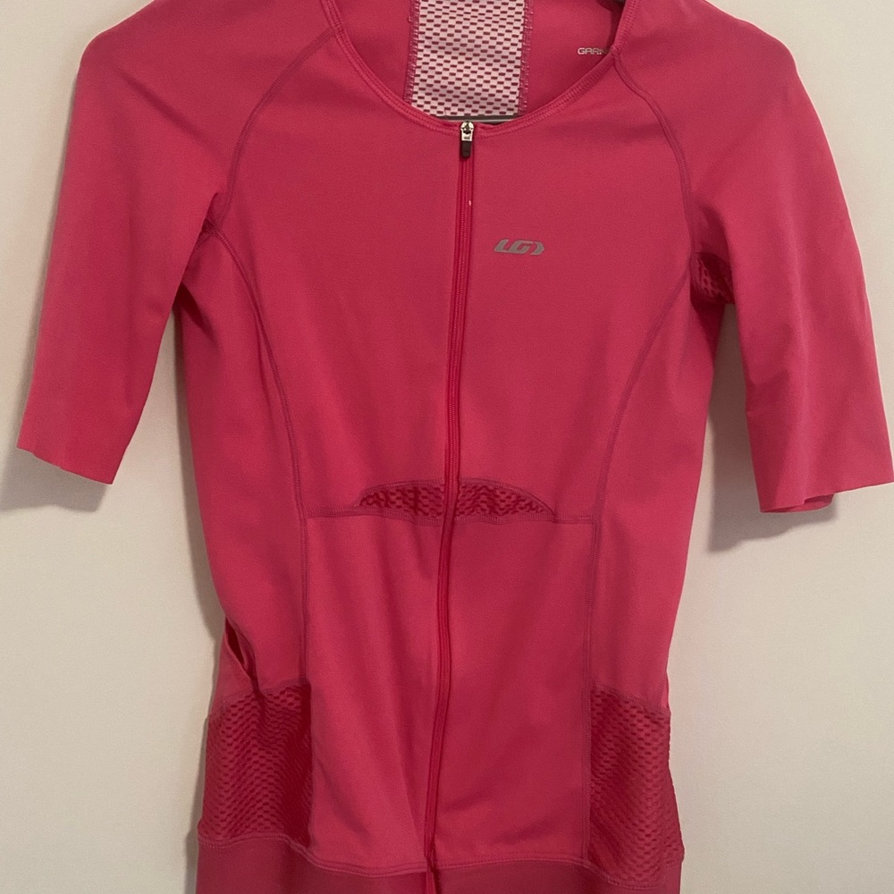 Garneau women’s cycling jersey, full zip